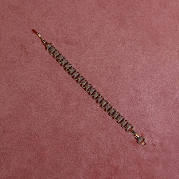 Gümüş Taşlı Kuyumcu Model Bileklik