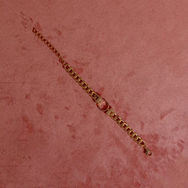 Halka ve taş detay bileklik