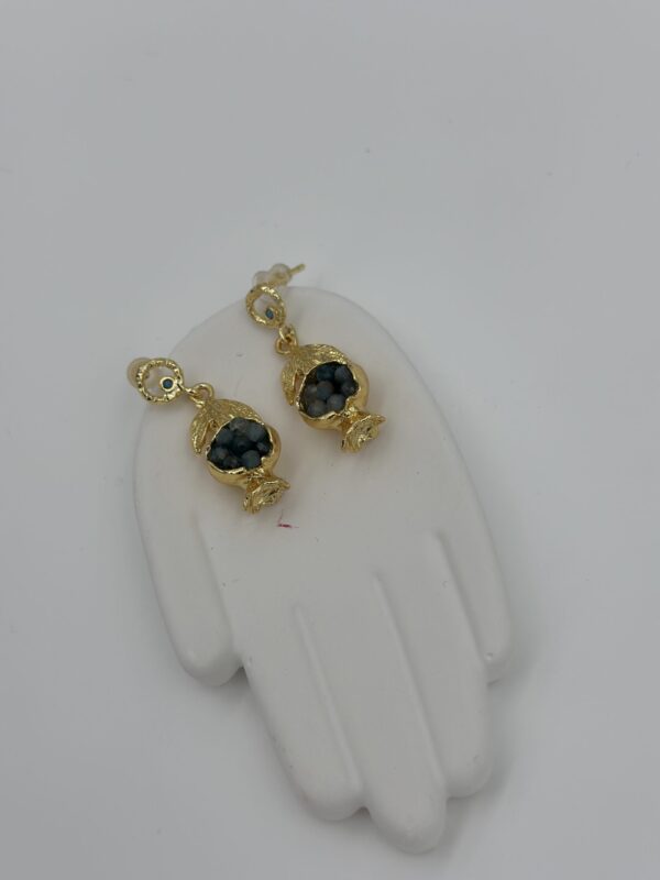 DOĞAL TAŞ ÇELİK KÜPE