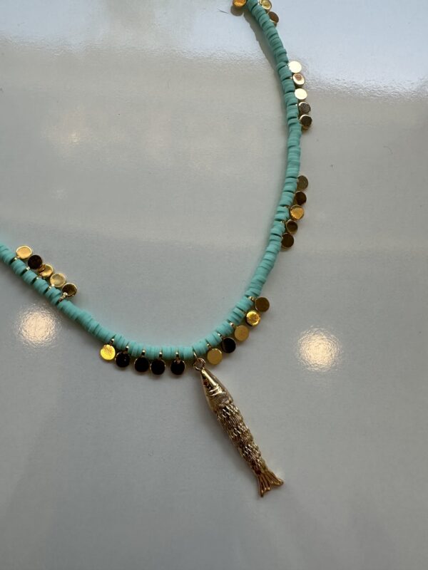 Balık Charmlı El Yapımı Kolye