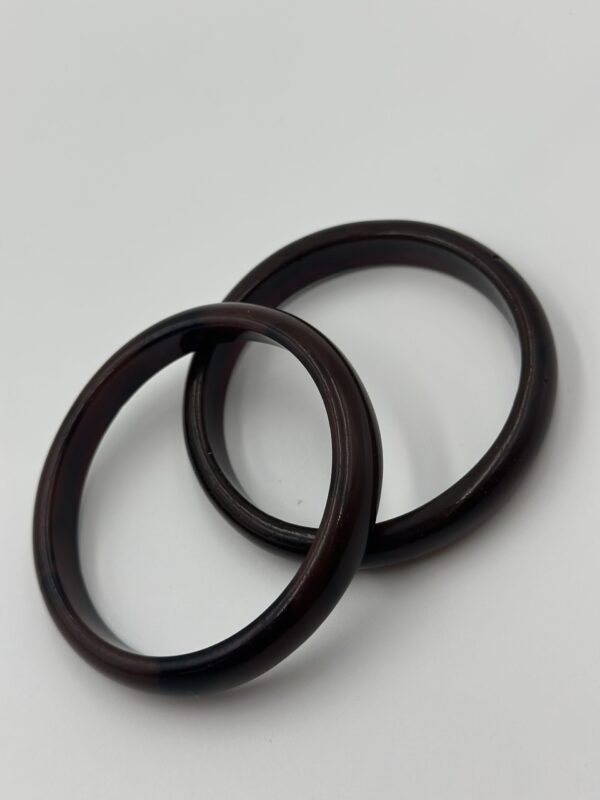 KOYU KAHVERENGİ DOĞAL KEMİK BİLEZİK