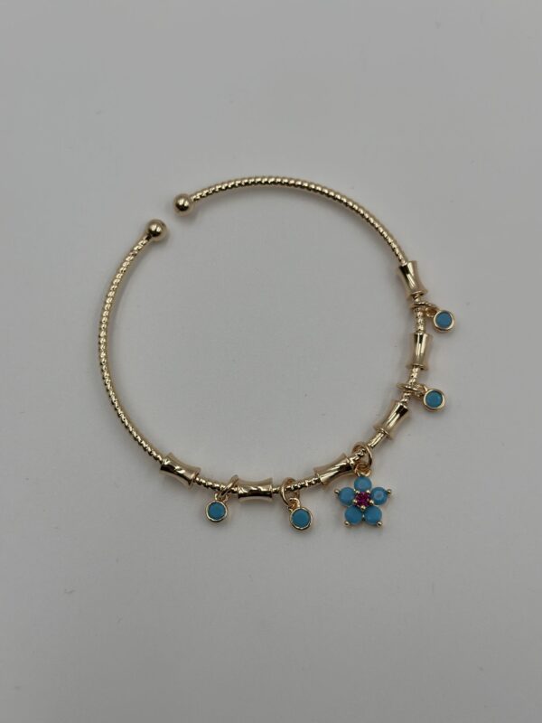 AZURE BLOOM ÇELİK BİLEZİK