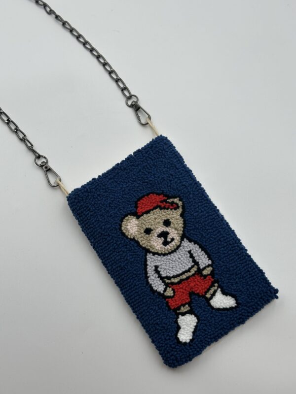 PUNCH İŞLEME ZİNCİR ASKILI MİNİ ÇANTA