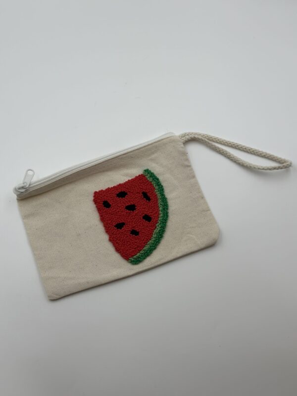 PUNCH İŞLEME KARPUZ DESEN EL ÇANTASI