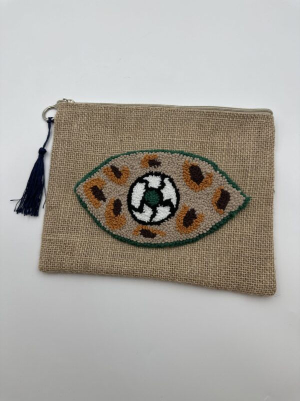 PUNCH İŞLEME HASIR EL ÇANTA