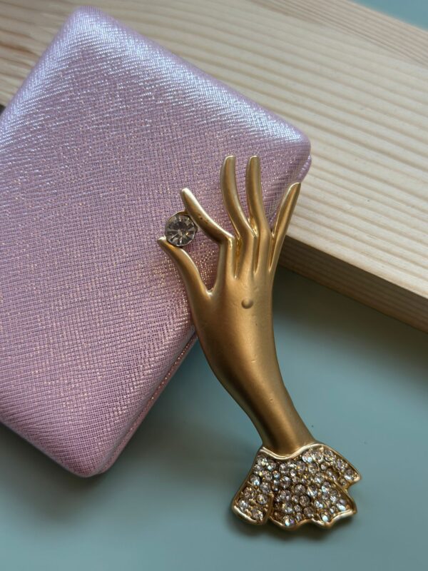 VİNTAGE ZARAFET EL BROŞU