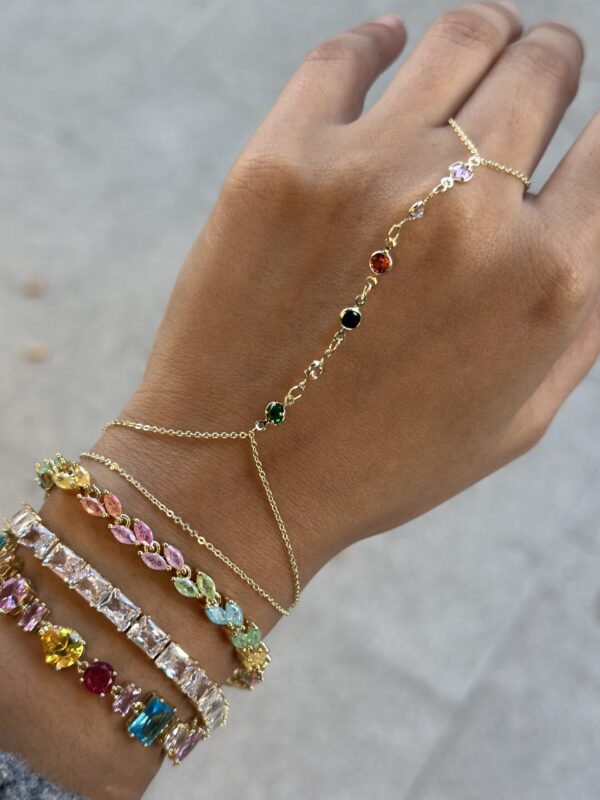 ÇOKLU RENK TAŞLI ŞAHMERAN