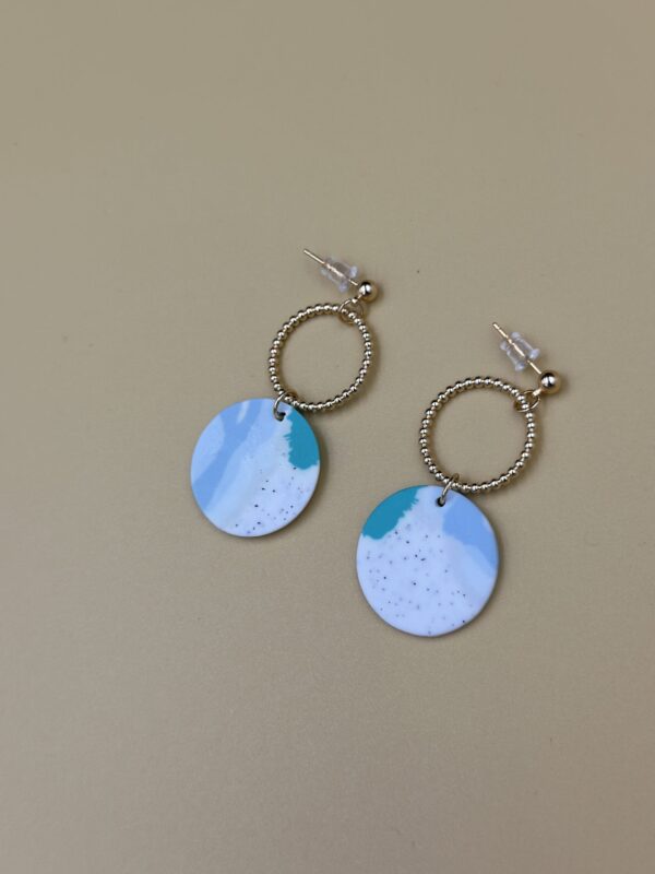 MODERN DAİRE DESENLİ KÜPE