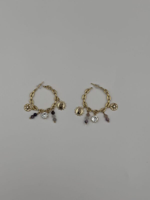 CHARM ZİNCİR HALKA KÜPE