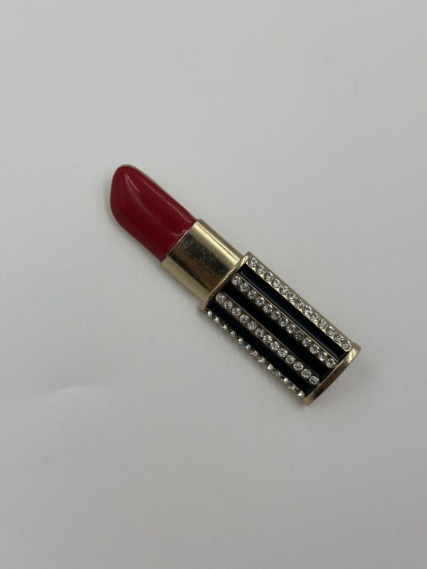 KRİSTAL TAŞLI RUJ BROŞ