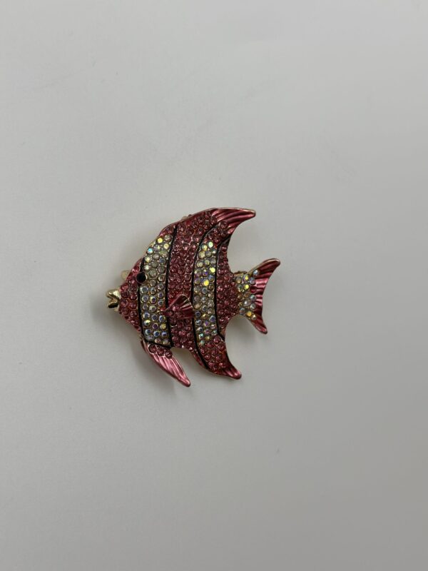 PEMBE IŞILTI BALIK BROŞ