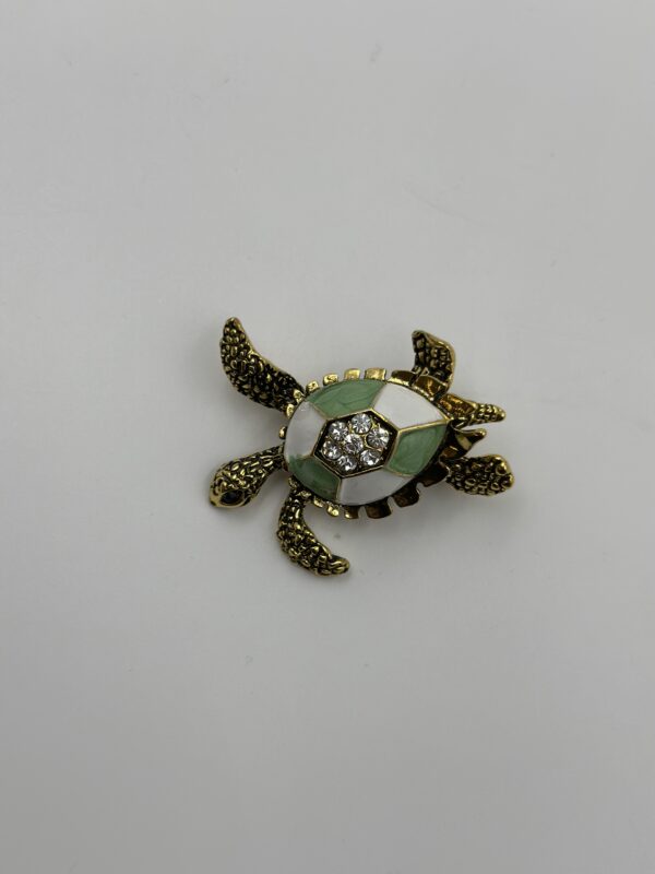 BİLGELİK&ŞANS KAPLUMBAĞA BROŞ