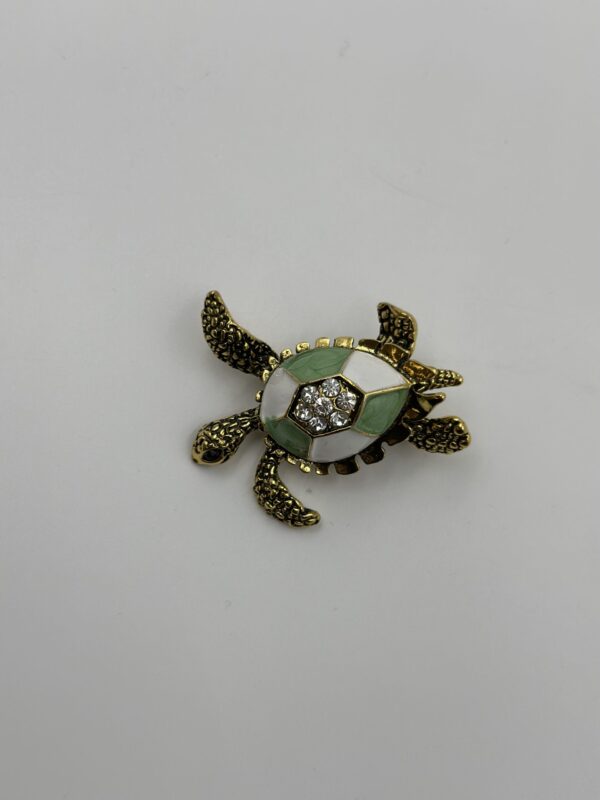 BİLGELİK&ŞANS KAPLUMBAĞA BROŞ