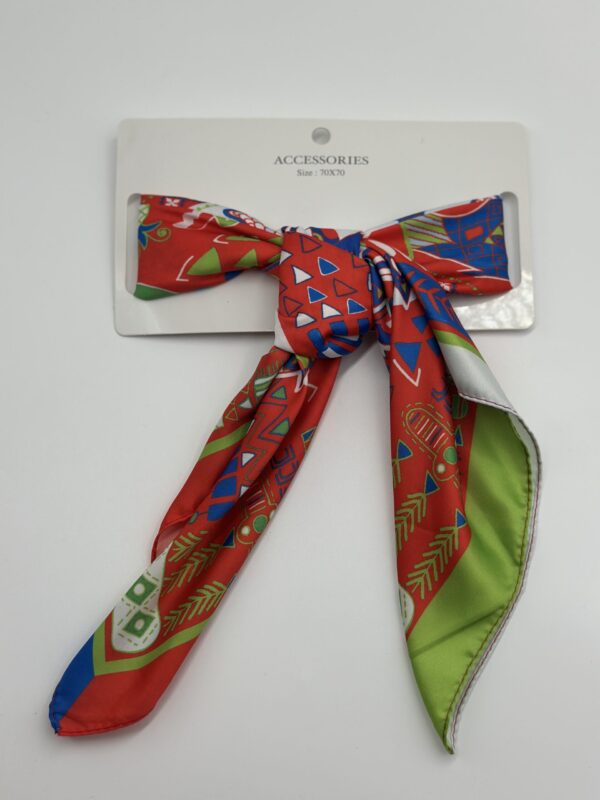 ETNİK DESEN SATEN FULAR