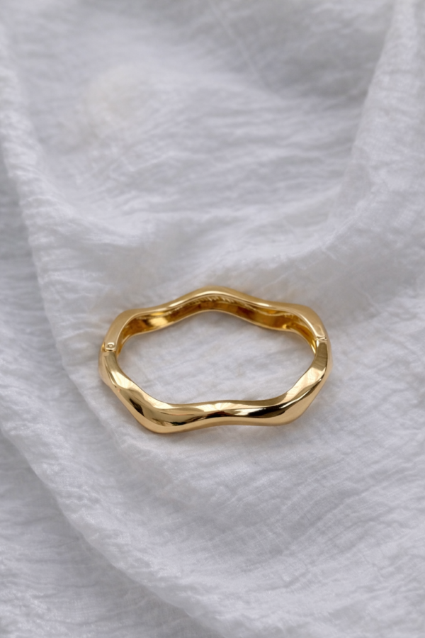 DALGA FORMLU ÇELİK BİLEZİK