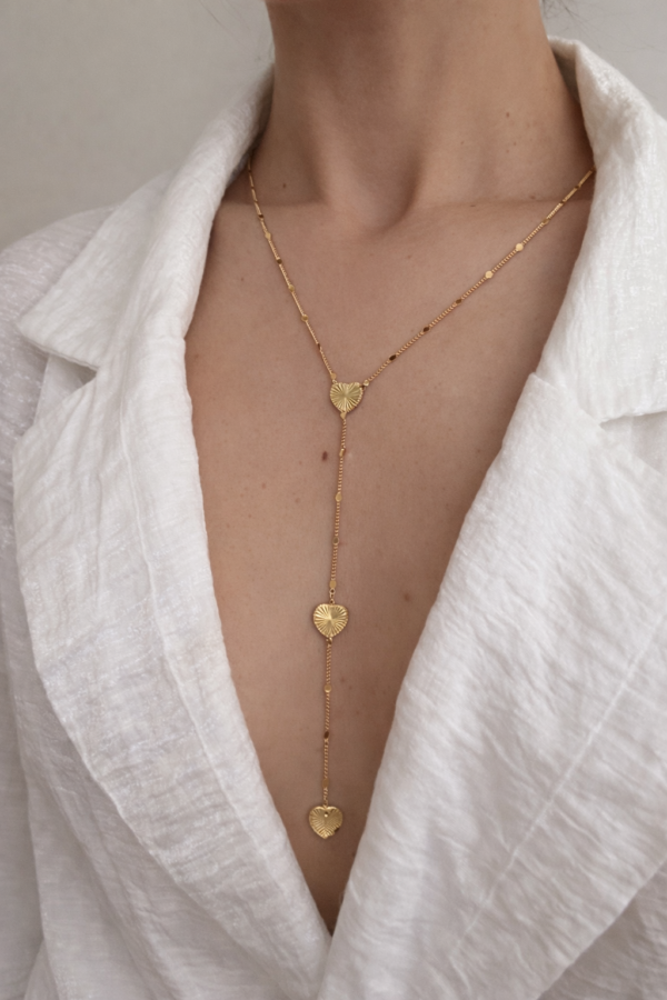 Linea Amour Y Gold Kolye