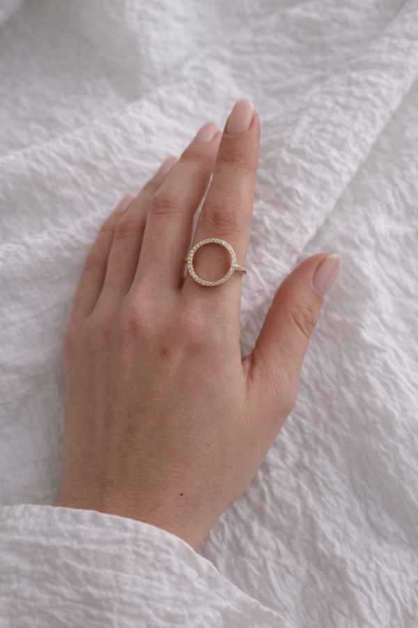 Halka Formlu Çelik Yüzük