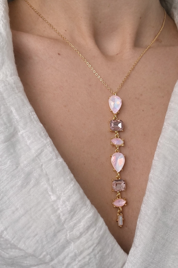 Blush Stone gold kolye