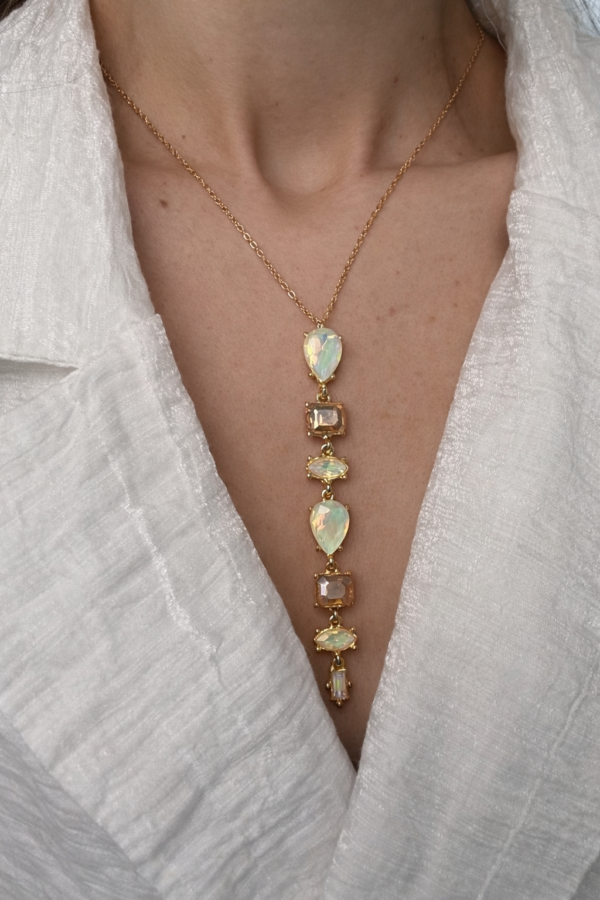 Green Aura gold kolye