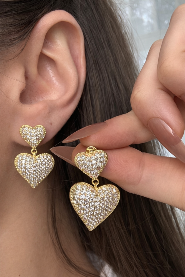 Double Lumi Gold Heart