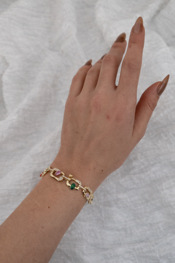 Candy Gold Renk Detay Bileklik