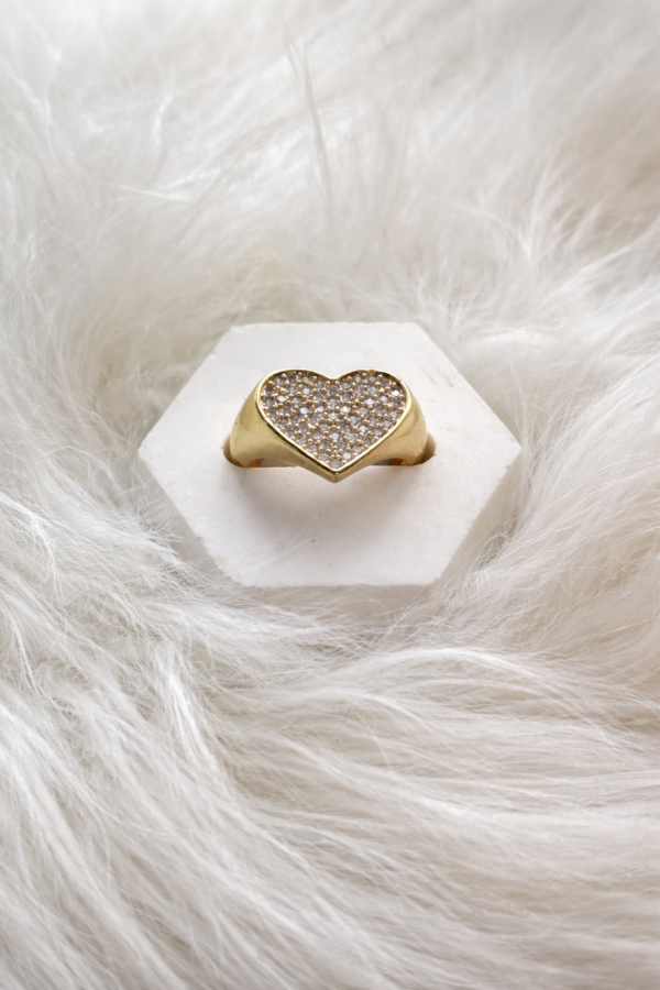 MONİKA GOLD PARILTILI YÜZÜK