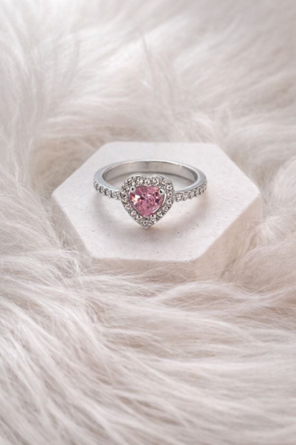 Pink Promise Kalp Yüzük